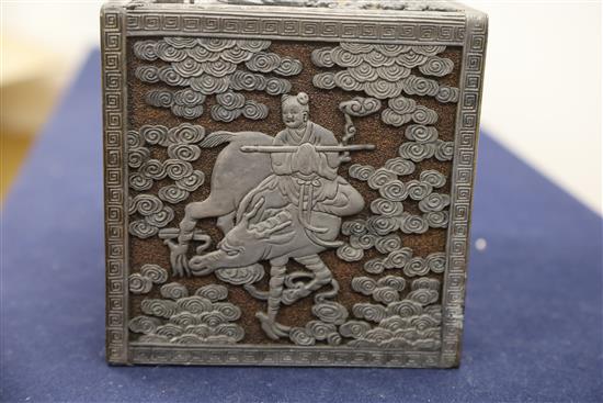 A Chinese mahjong set with lacquer case, Not Ivory but Ivorine